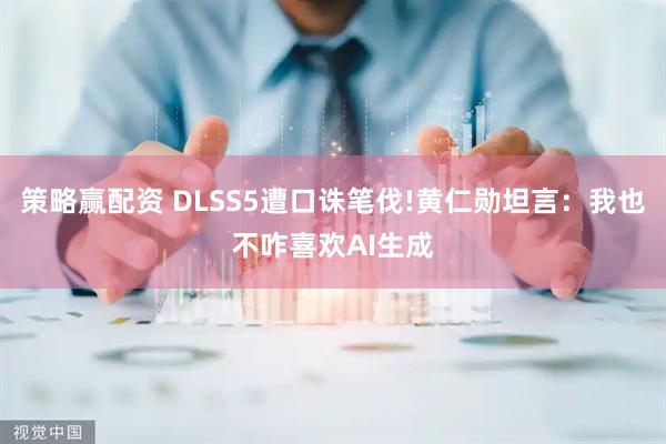 策略赢配资 DLSS5遭口诛笔伐!黄仁勋坦言：我也不咋喜欢AI生成